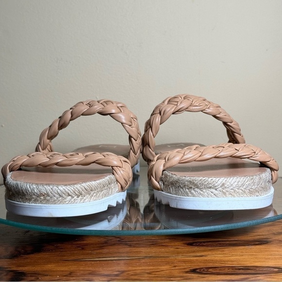 MARC FISHER Jaimee Espadrille Slide Sandal - Brown - size 7.5 - Picture 5 of 10